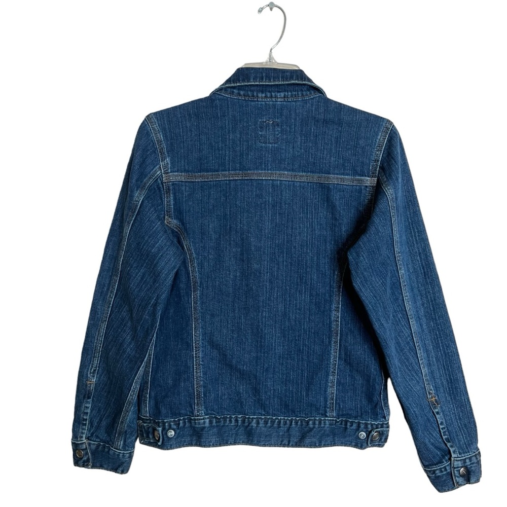 Carhartt Womens Denim Trucker Jacket XS Blue Snap Front Classic Staple Heritage - Picture 4 of 9